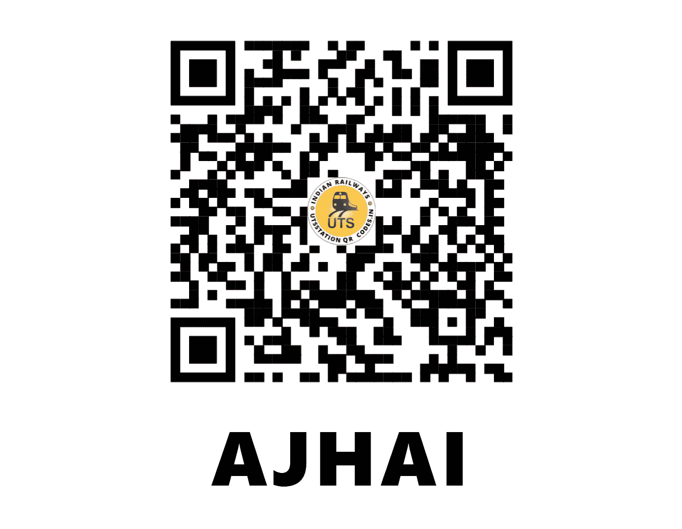 UTS QR Code for AJHAI - AJH - NC (UTTAR PRADESH)